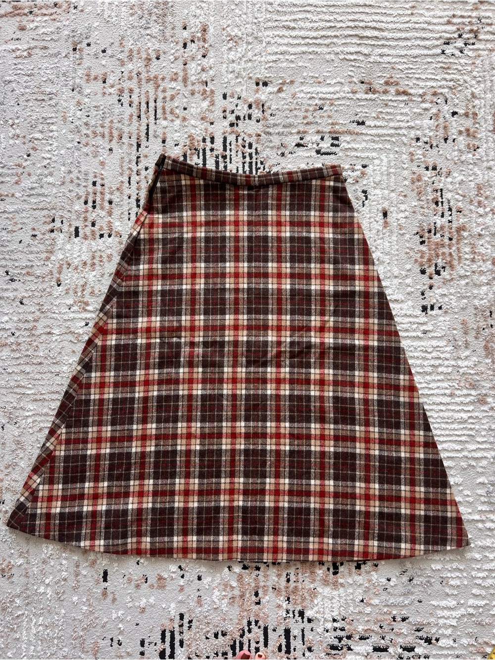 Vintage '80s Pendleton Wool Hippie Mod Gogo Skirt A-line nice for Fall 🍂🍁 pic.